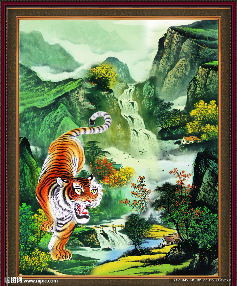 国画老虎