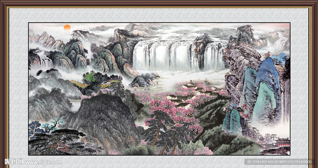山水国画