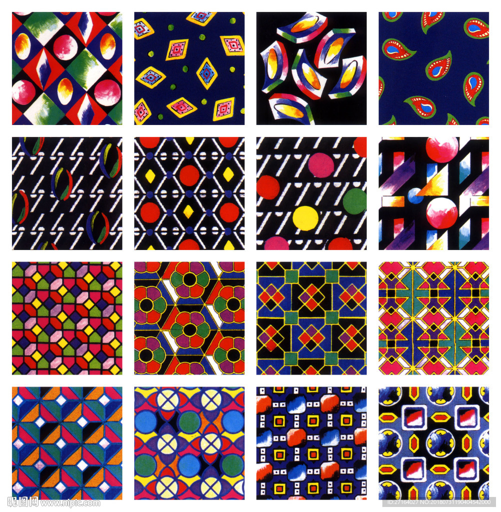 大牌欧式小花型  服装花型