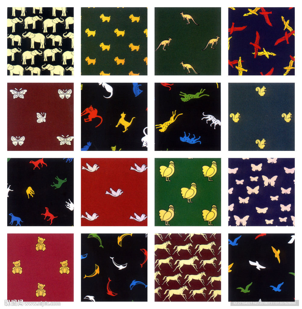 大牌欧式小花型  服装花型