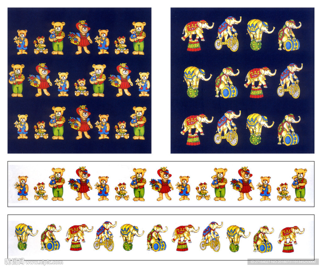 大牌欧式小花型  服装花型