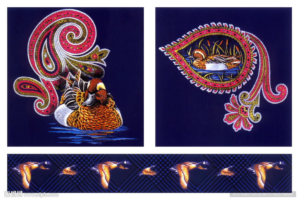 欧式小花  服装花型