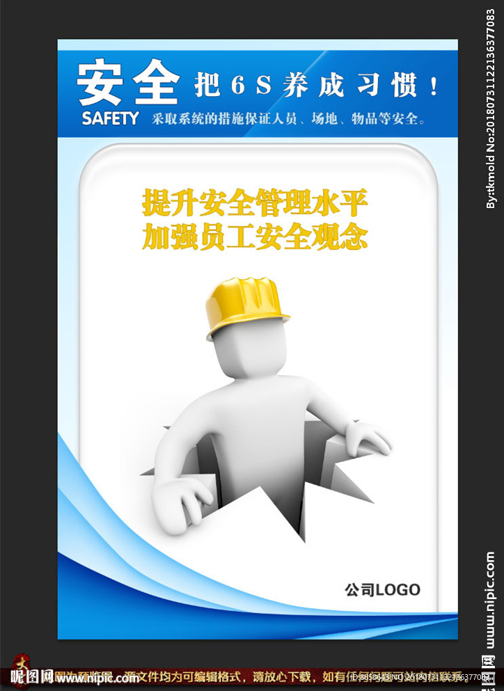 注意安全生产海报