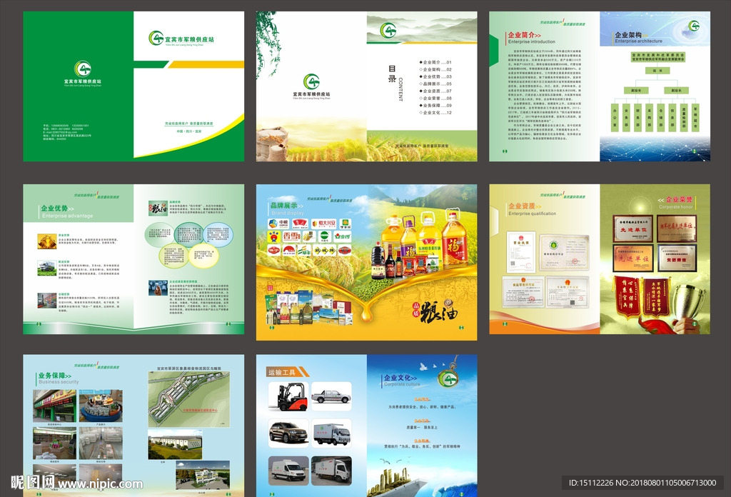 军粮供应站宣传画册