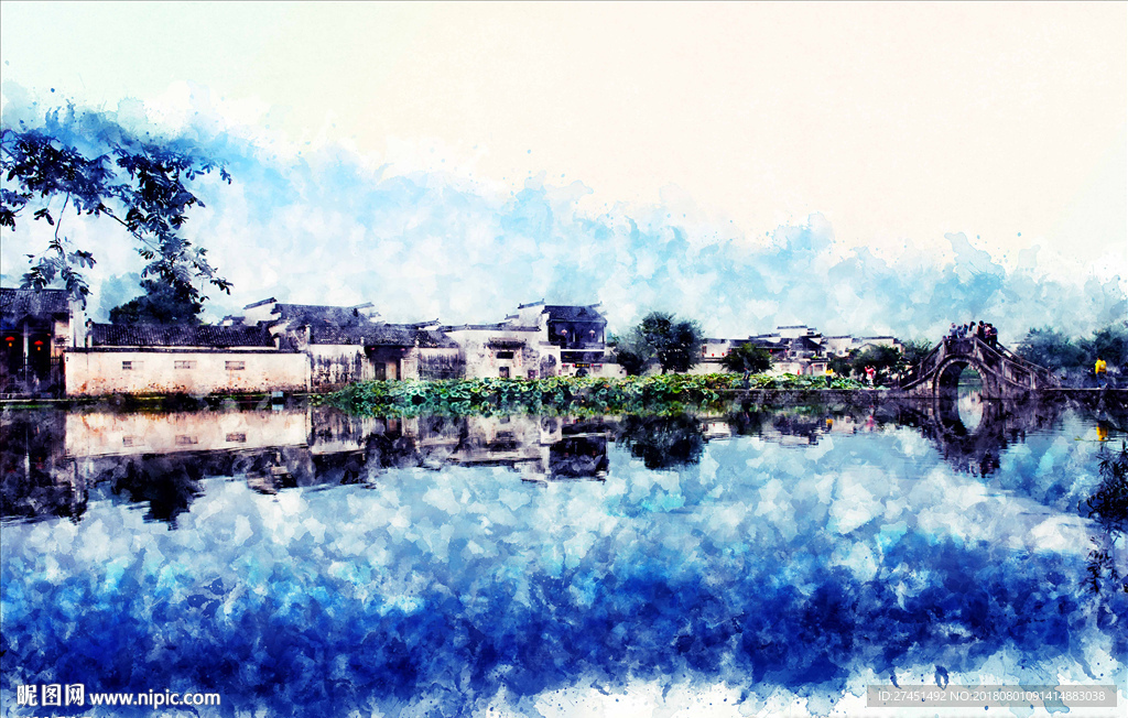 水墨宏村