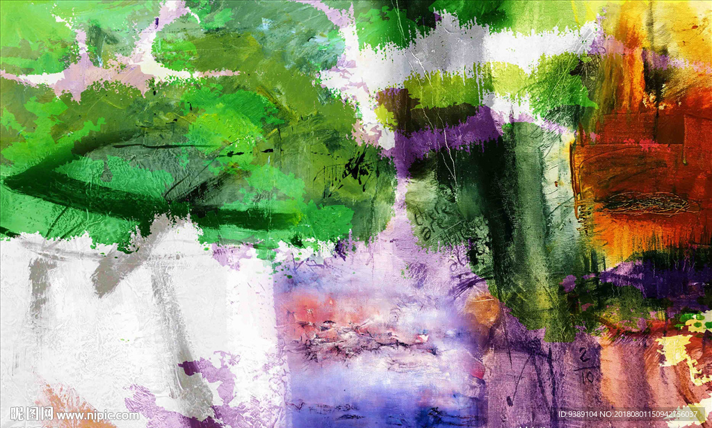 抽象油画