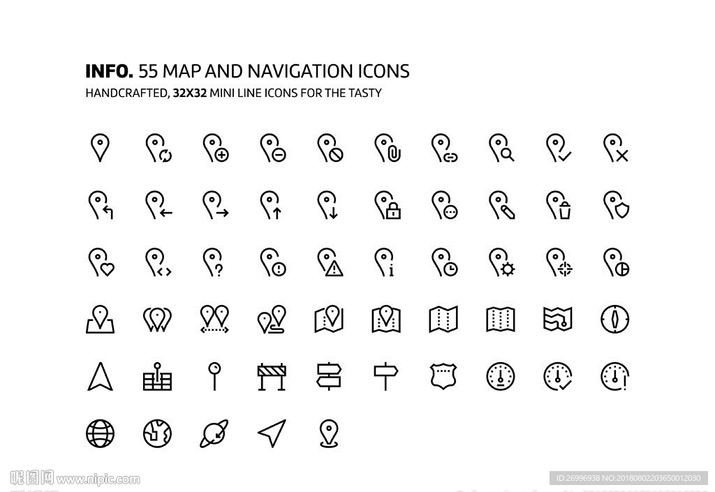 通用多媒体图标矢量文件下载