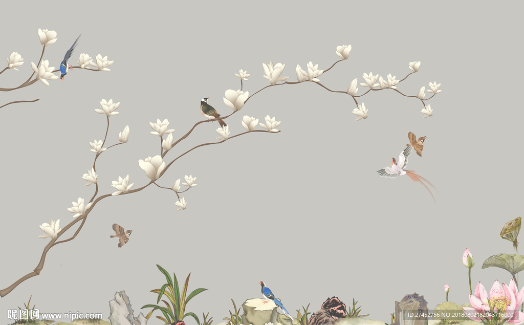 中式花鸟