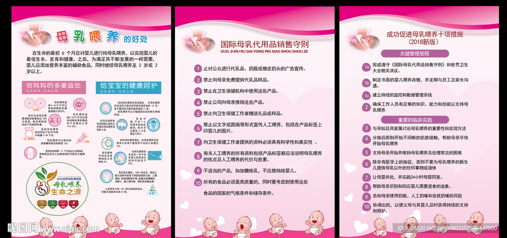 母乳喂养展板