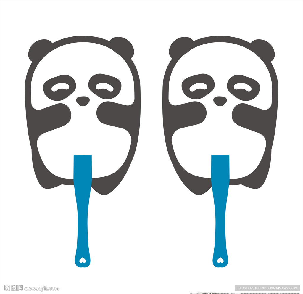 熊猫扇子
