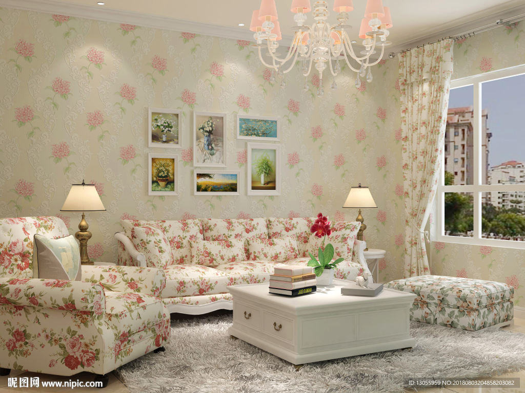 客厅沙发背景墙效果图