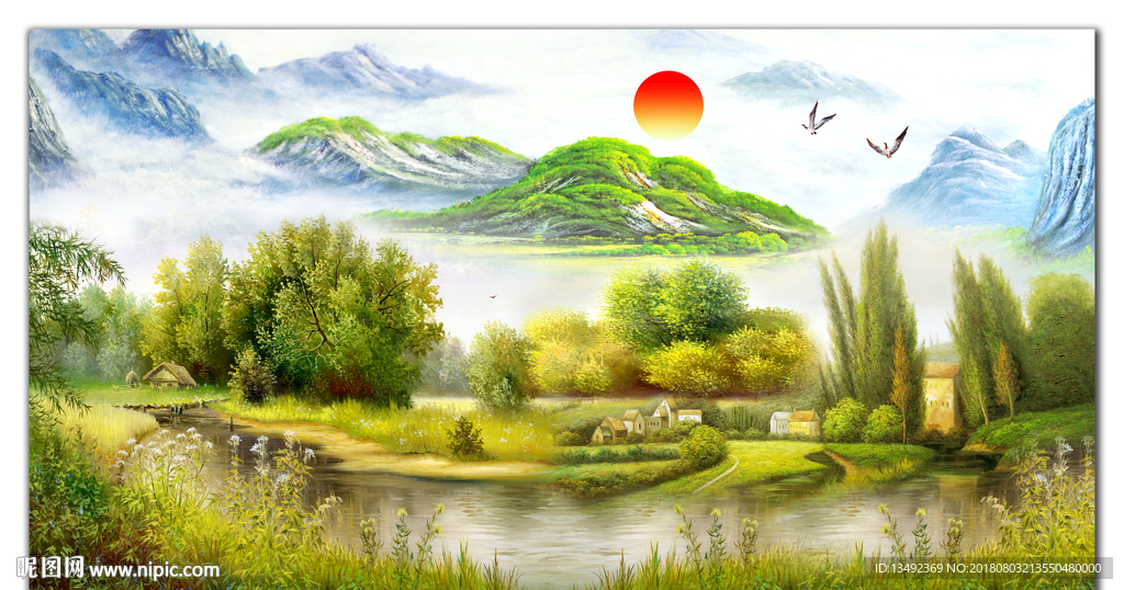 油画风景