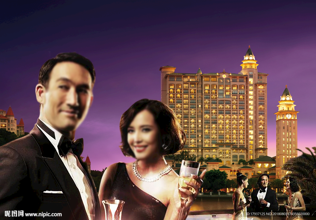 生活 人物 模特 活动 别墅豪