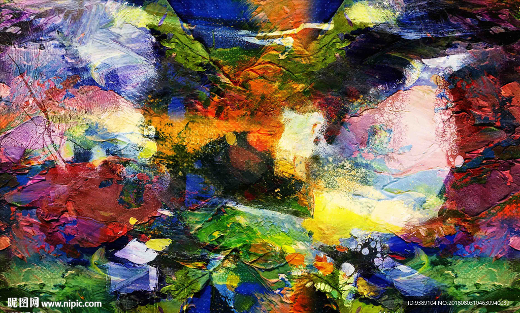 抽象油画
