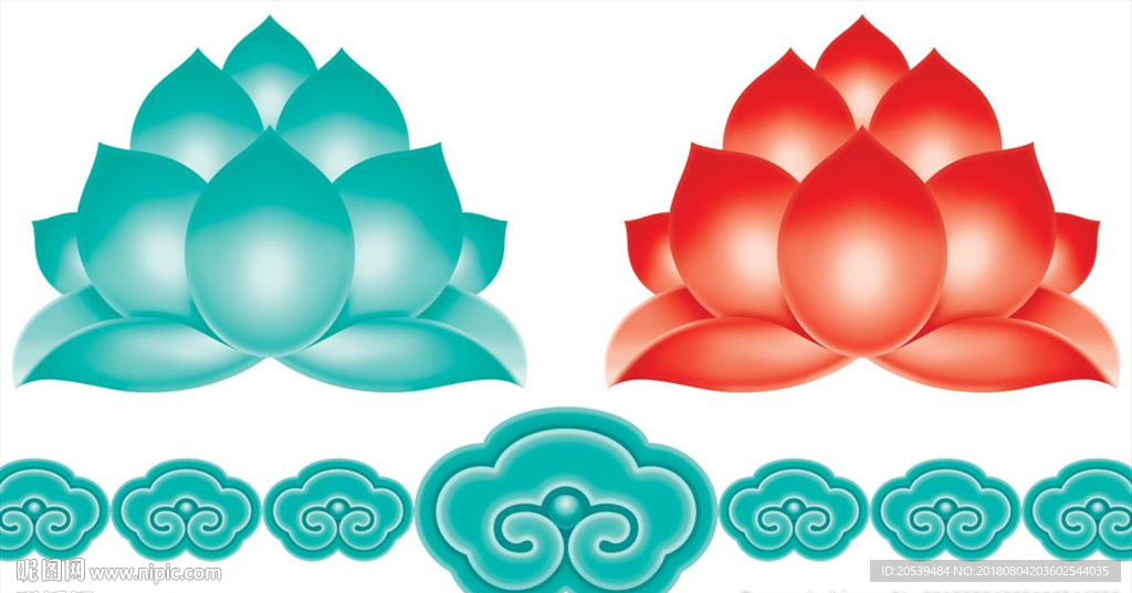 绿色莲花