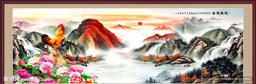 金鸡报晓