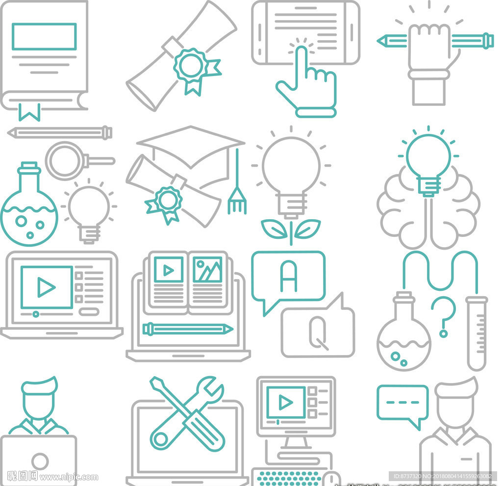 卡通标签可爱图标icons