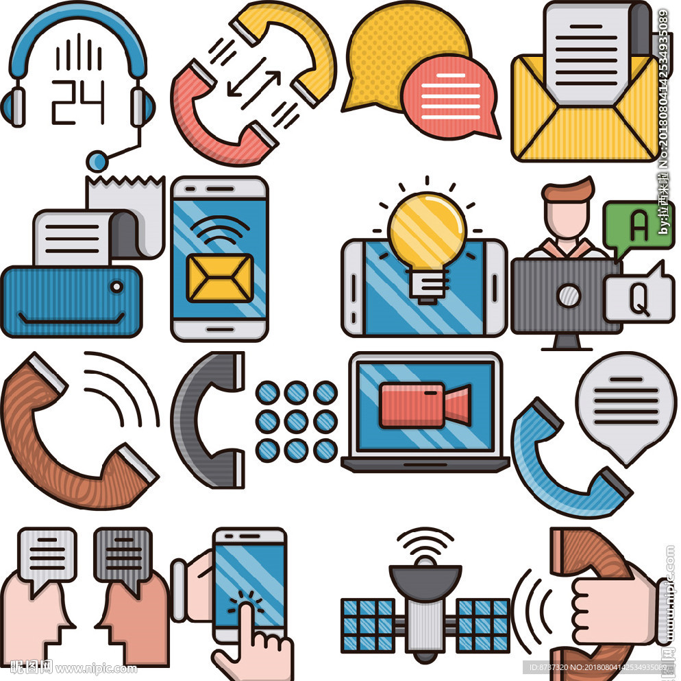 卡通标签可爱图标icons