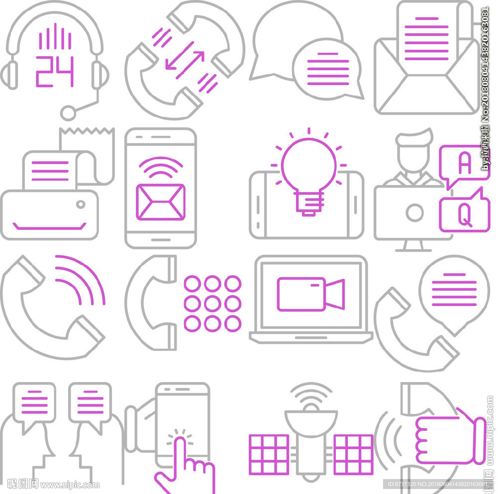 卡通标签可爱图标icons