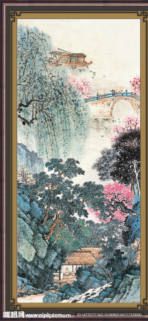 巨幅山水画