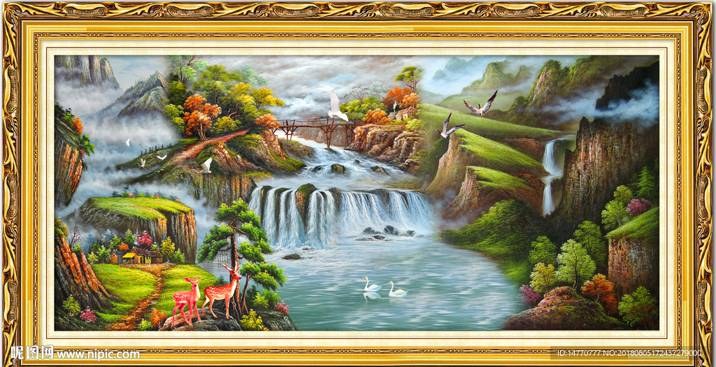 风景山水油画