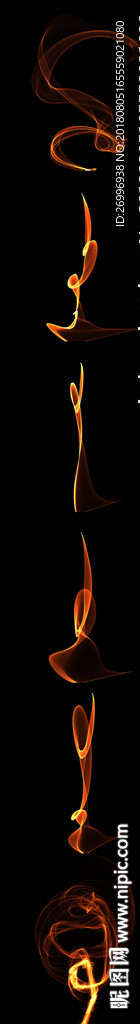 6款高清蓝色烟雾山水装饰大图