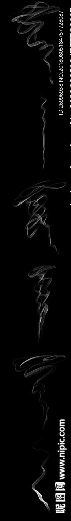 6款高清蓝色烟雾山水装饰大图