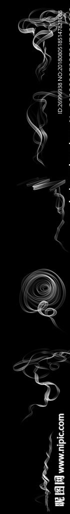 6款高清蓝色烟雾山水装饰大图