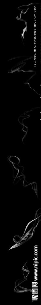 6款高清蓝色烟雾山水装饰大图