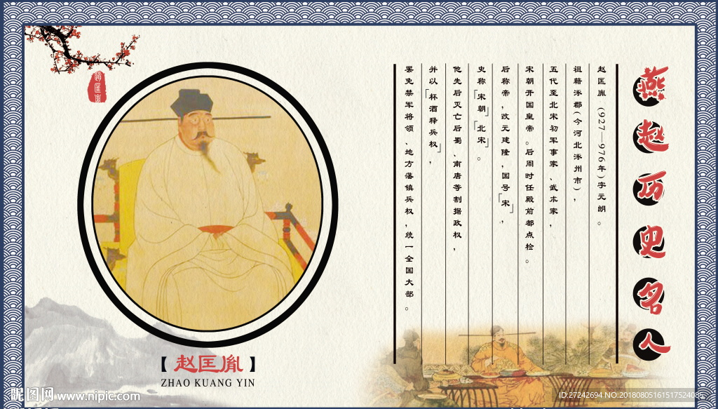 燕赵历史名人 赵匡胤