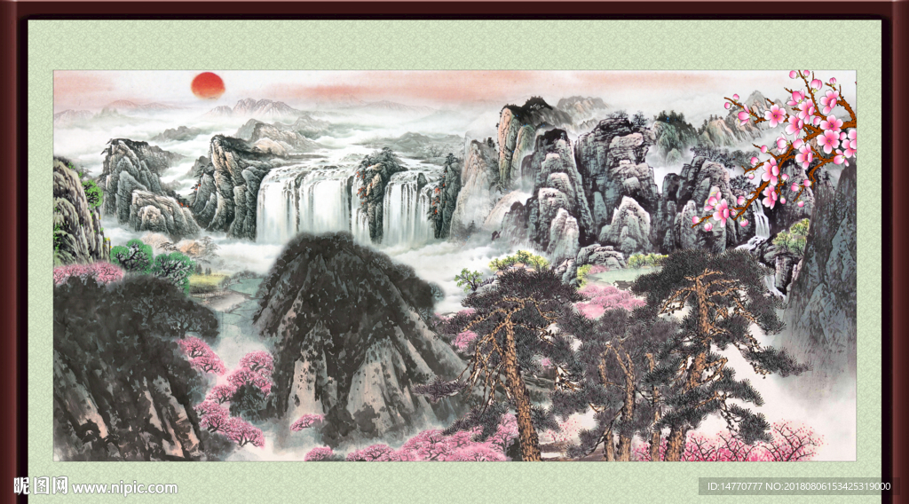 国画山水