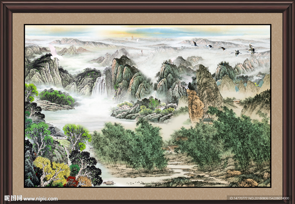 国画山水