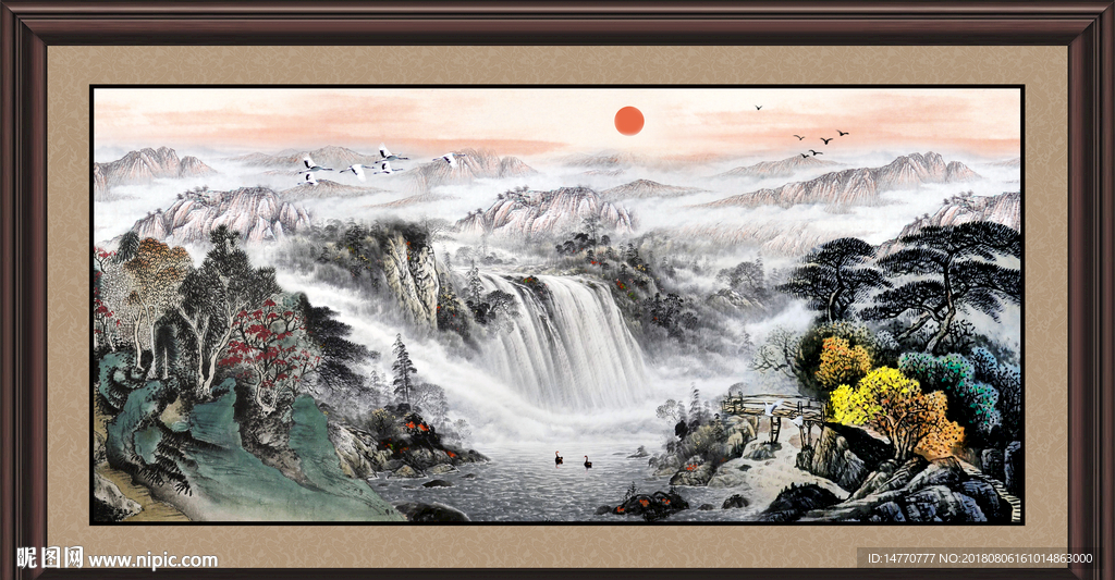 山水国画