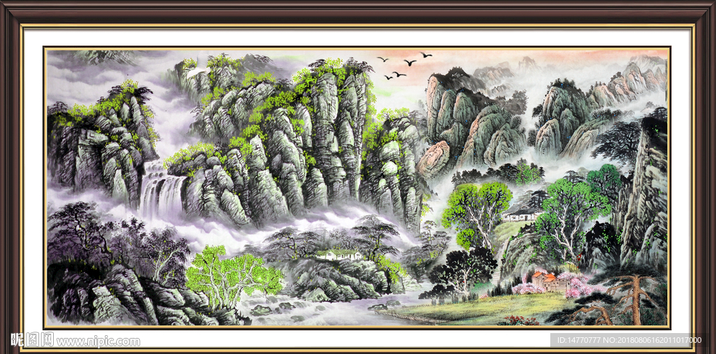 国画山水