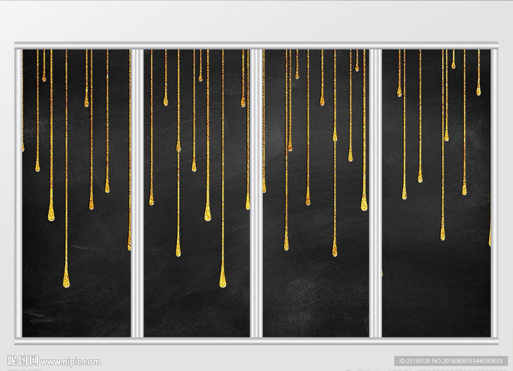 黑金现代极简风格移门