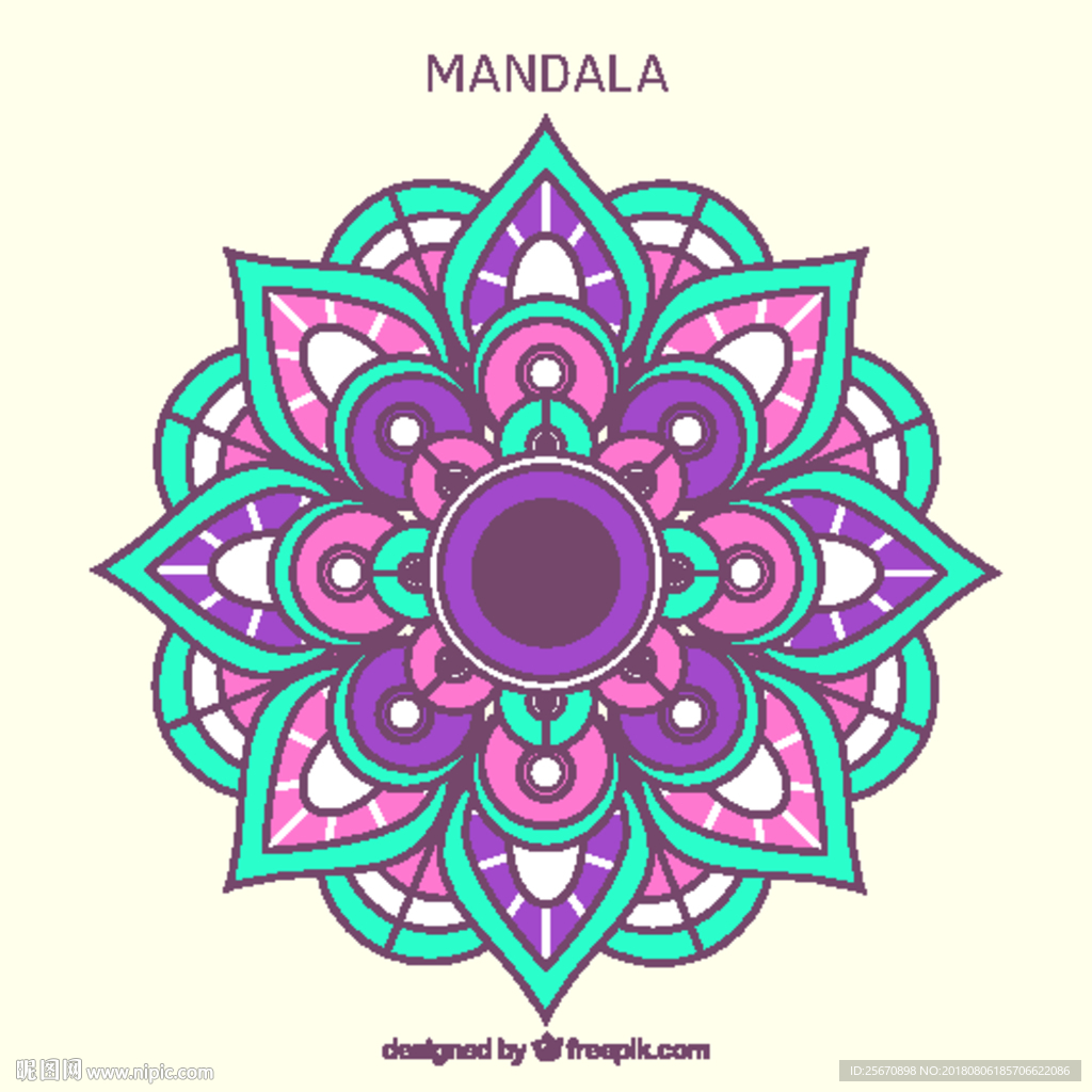 曼陀罗设计图__广告设计_广告设计_设计图库_昵图网nipic.com