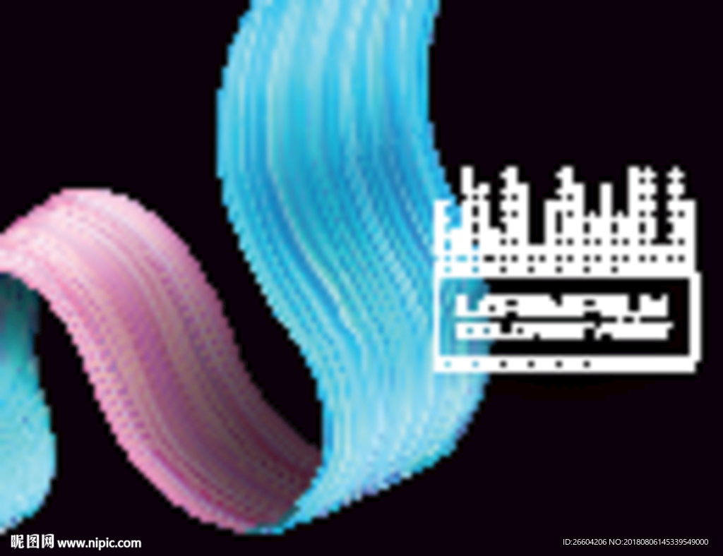 炫彩质感商业综合体海报背景