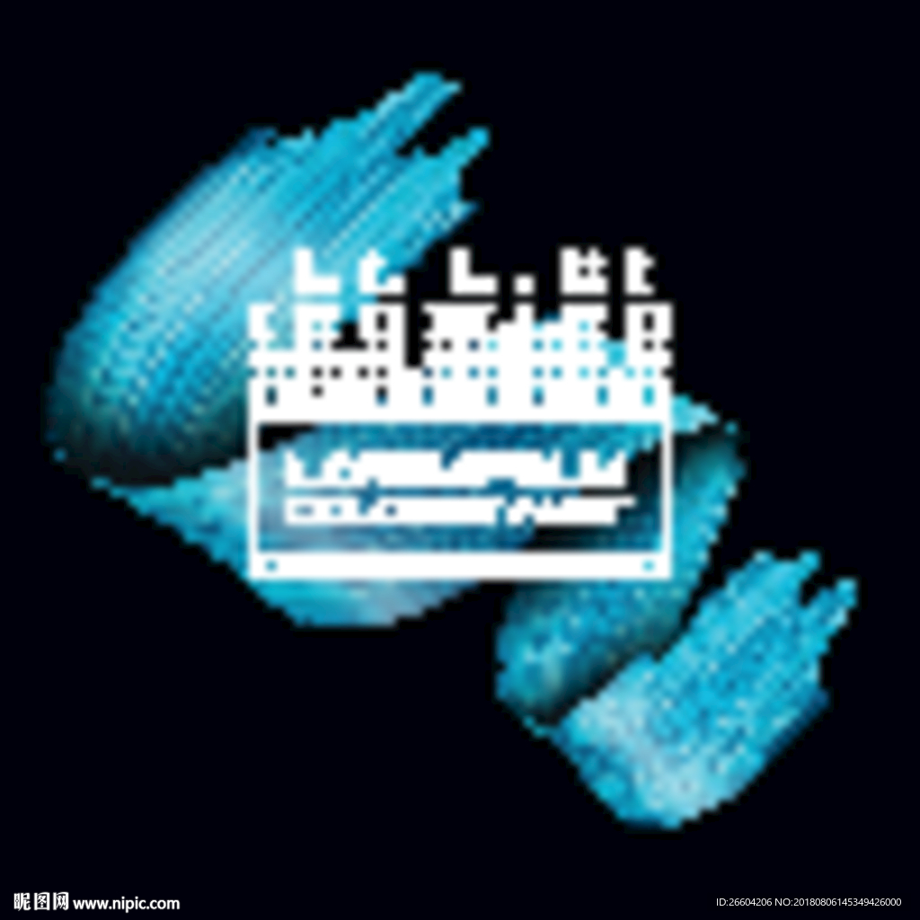 炫彩质感商业综合体图形