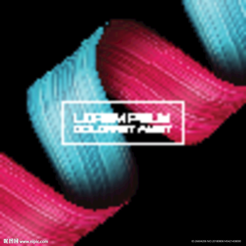 炫彩商业质感综合体海报图形背景