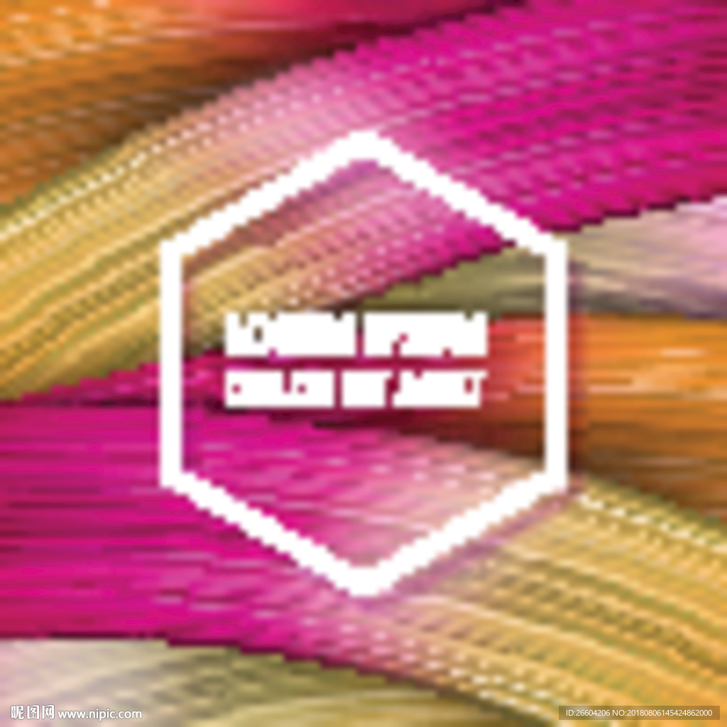 炫彩质感商业综合体海报背景图形