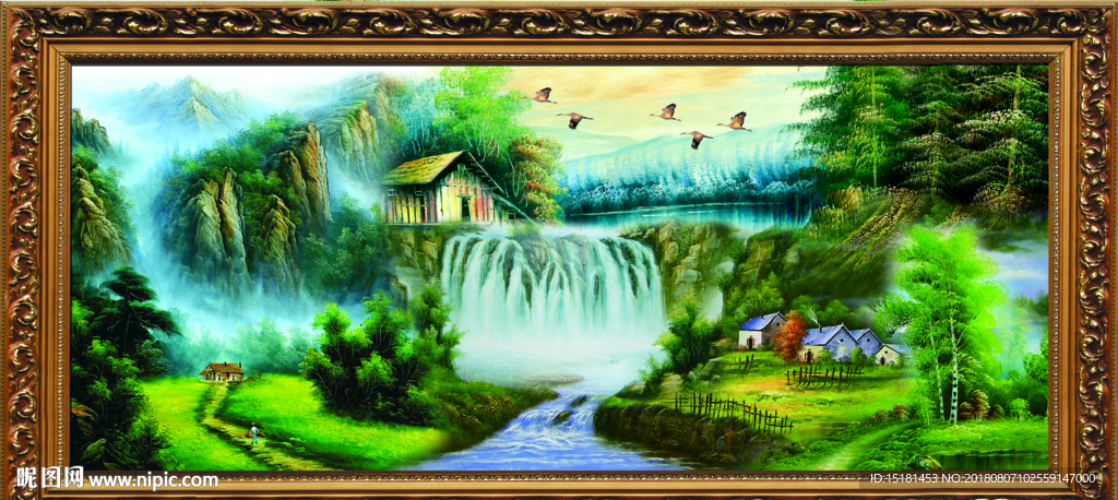 风景山水油画