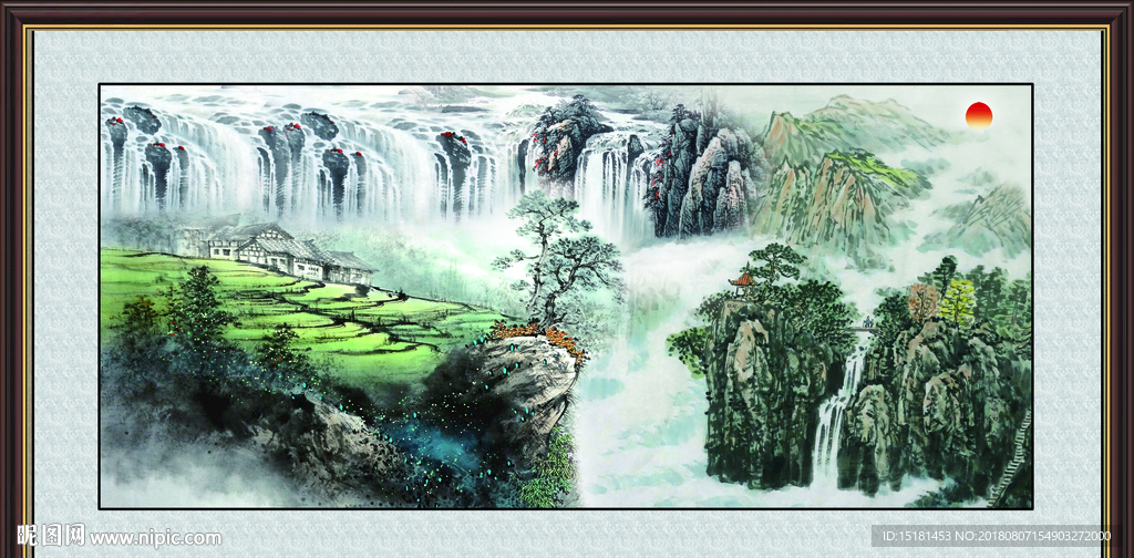 山水国画
