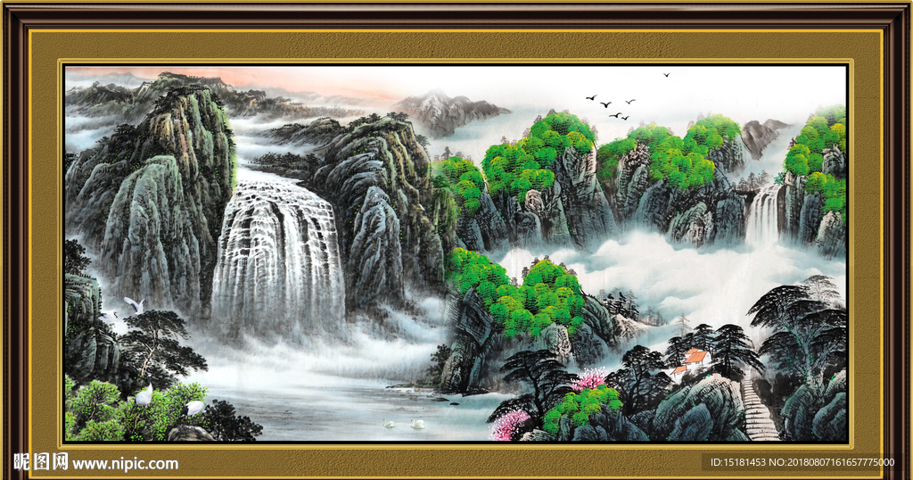 山水国画