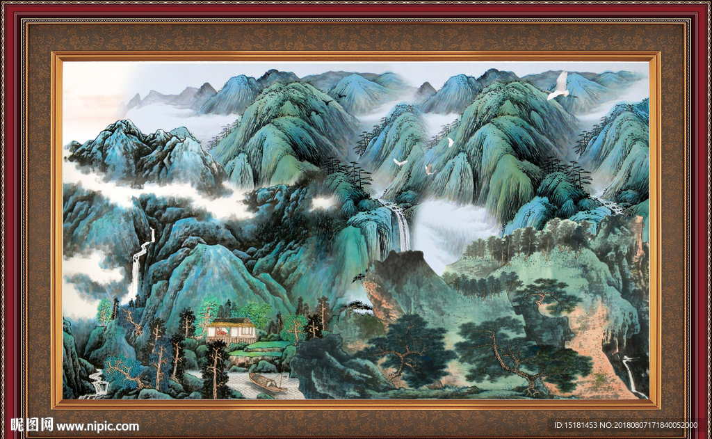 山水国画