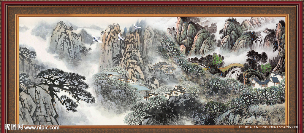 山水国画