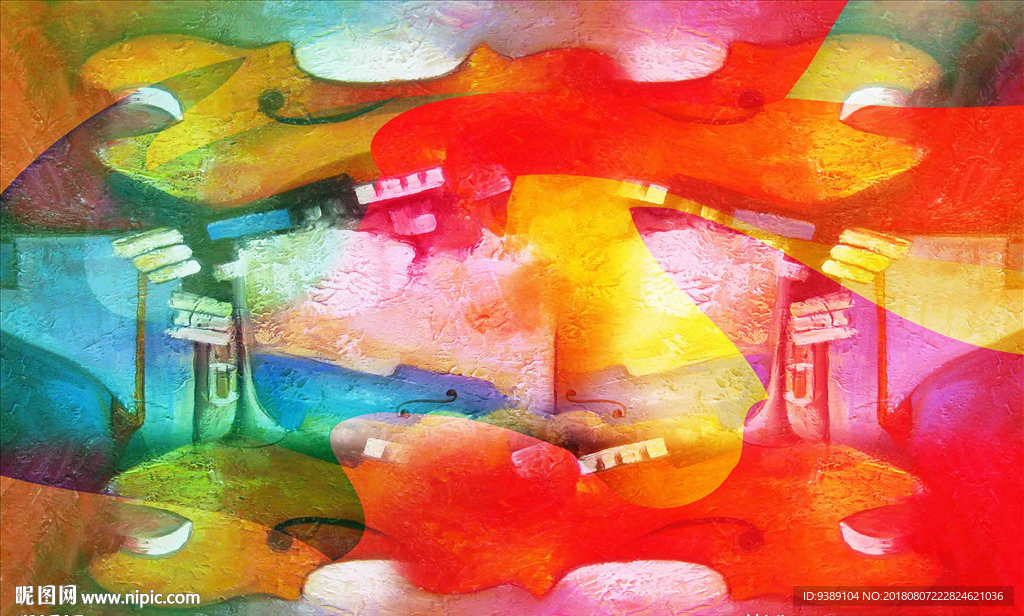 抽象油画