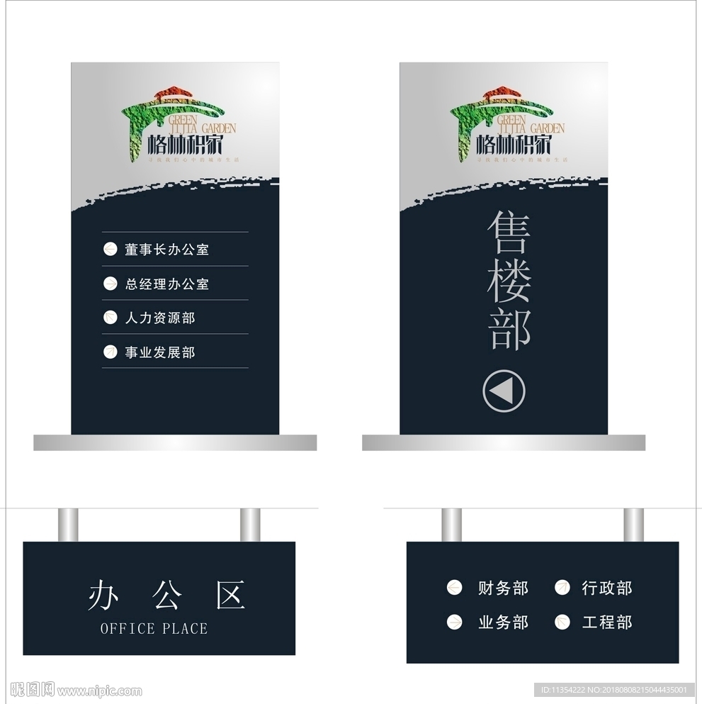 地产 售楼部 立牌