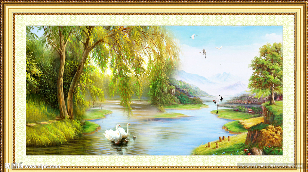 油画风景