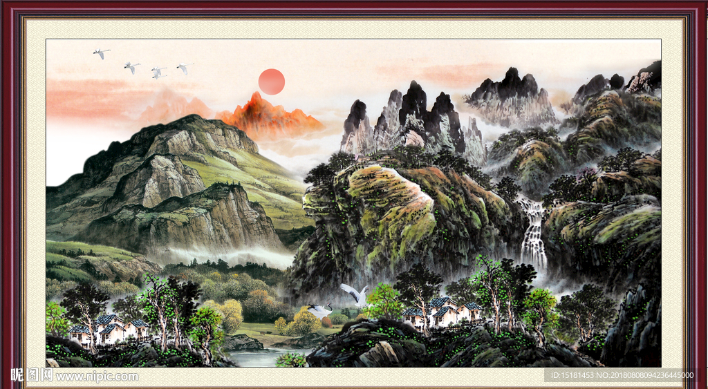 山水国画
