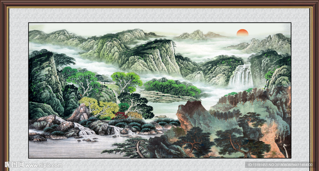山水国画